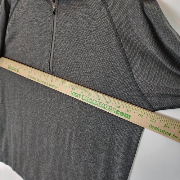 Lululemon Metal Vent Tech 1/2 Zip 2.0 Deep Coal Grey Long Sleeve Pullover XXL - Picture 9 of 10